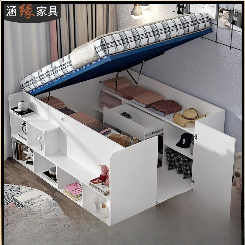 Carriage Bed - tatami storage bed multi-functional wardrobe bed