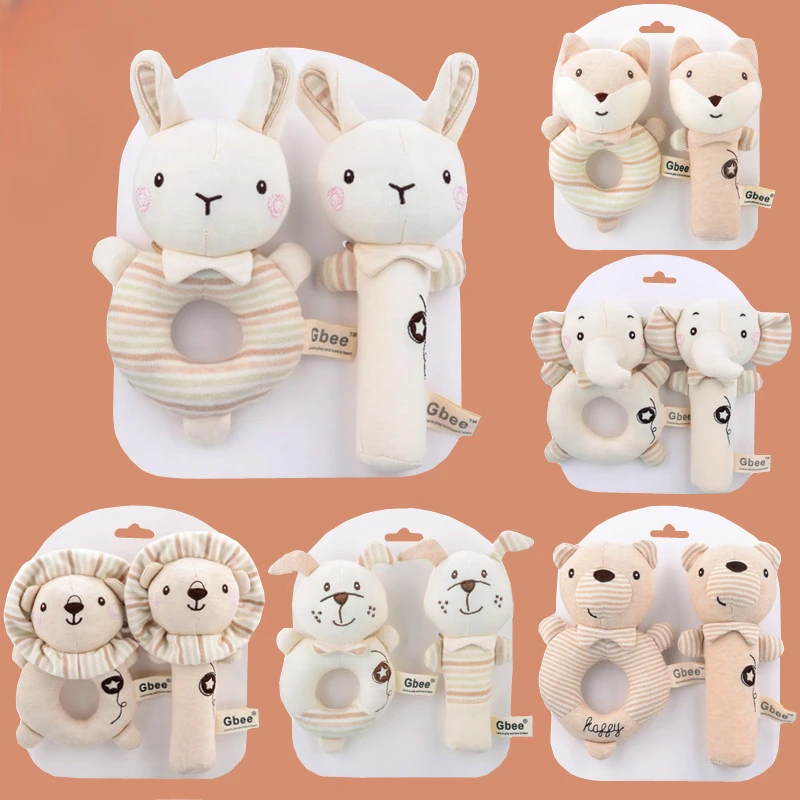 Carriage Bed - Baby Rattles Soft Cartoon Cute Plush