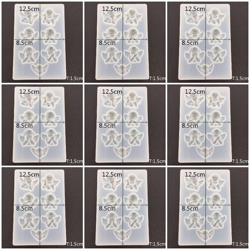Uv Resin - 9Pack X(Shape Silicone Mold for Resin