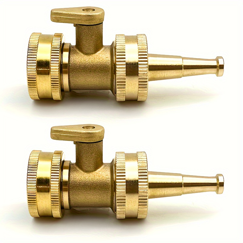2pcs/set Brass Garden Hose Noz - Nozzle Brass 评论和价格