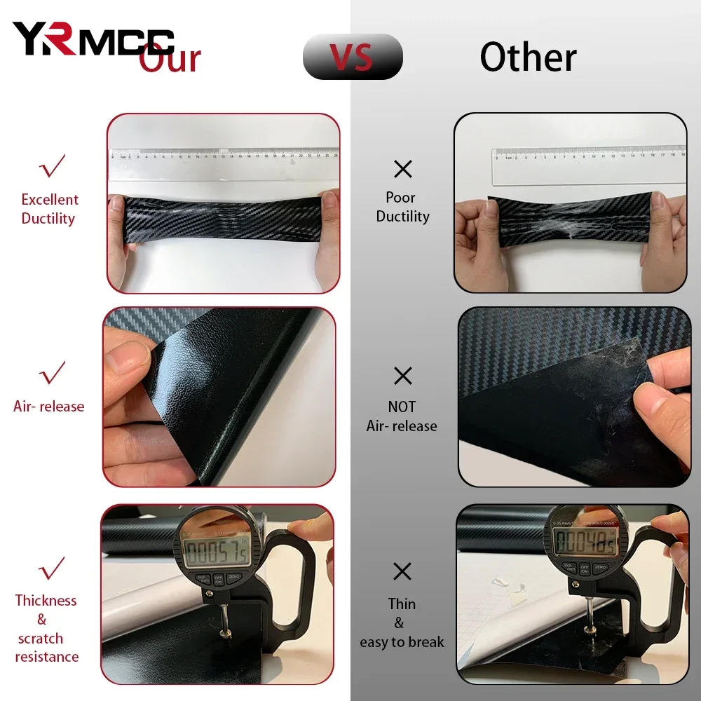 50*300cm 3D 6D Carbon Fiber Vi - Fep Film 评论和价格