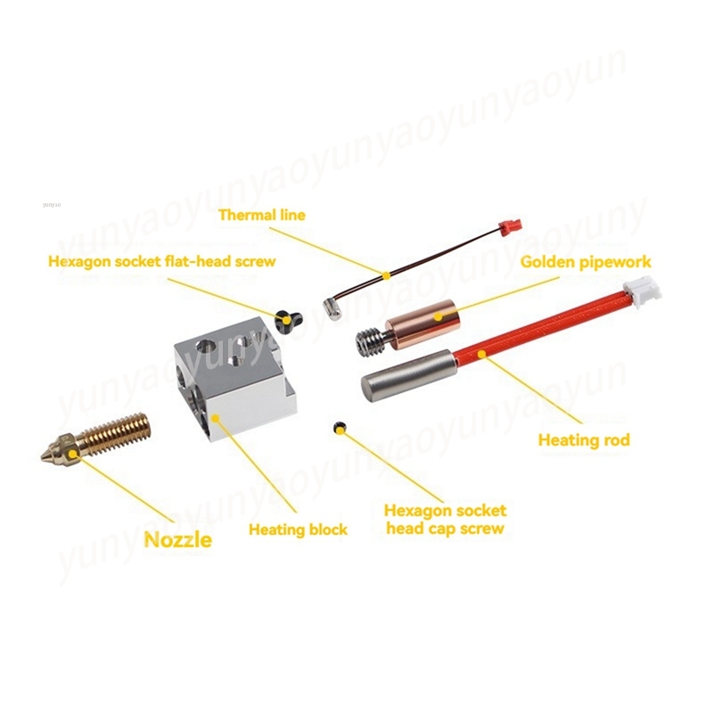 Hotend Kit Metal High Flow Hot - Printer Nozzle 评论和价格