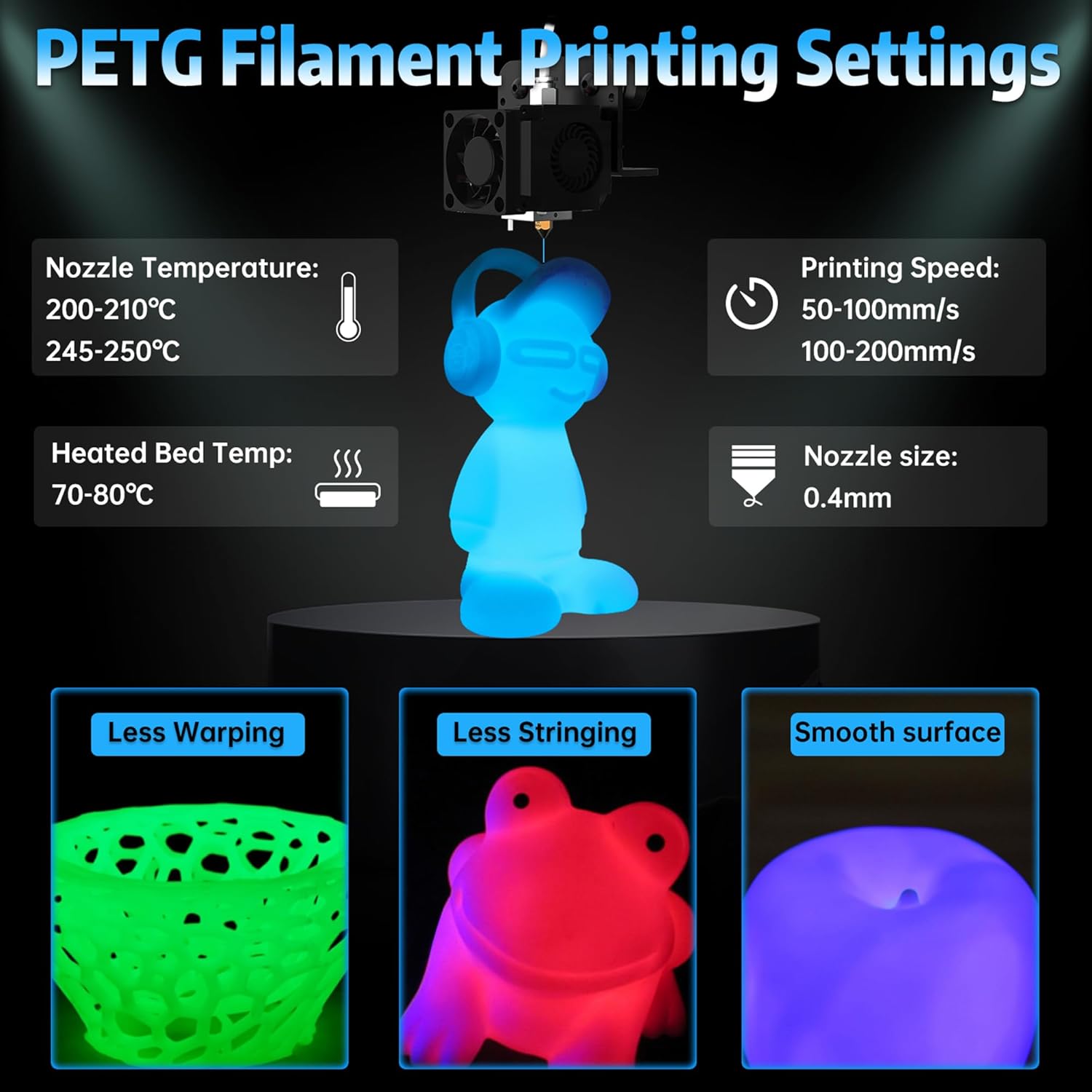 SUNLU 1KG Glow in The Dark PET - Fdm Printer 评论和价格