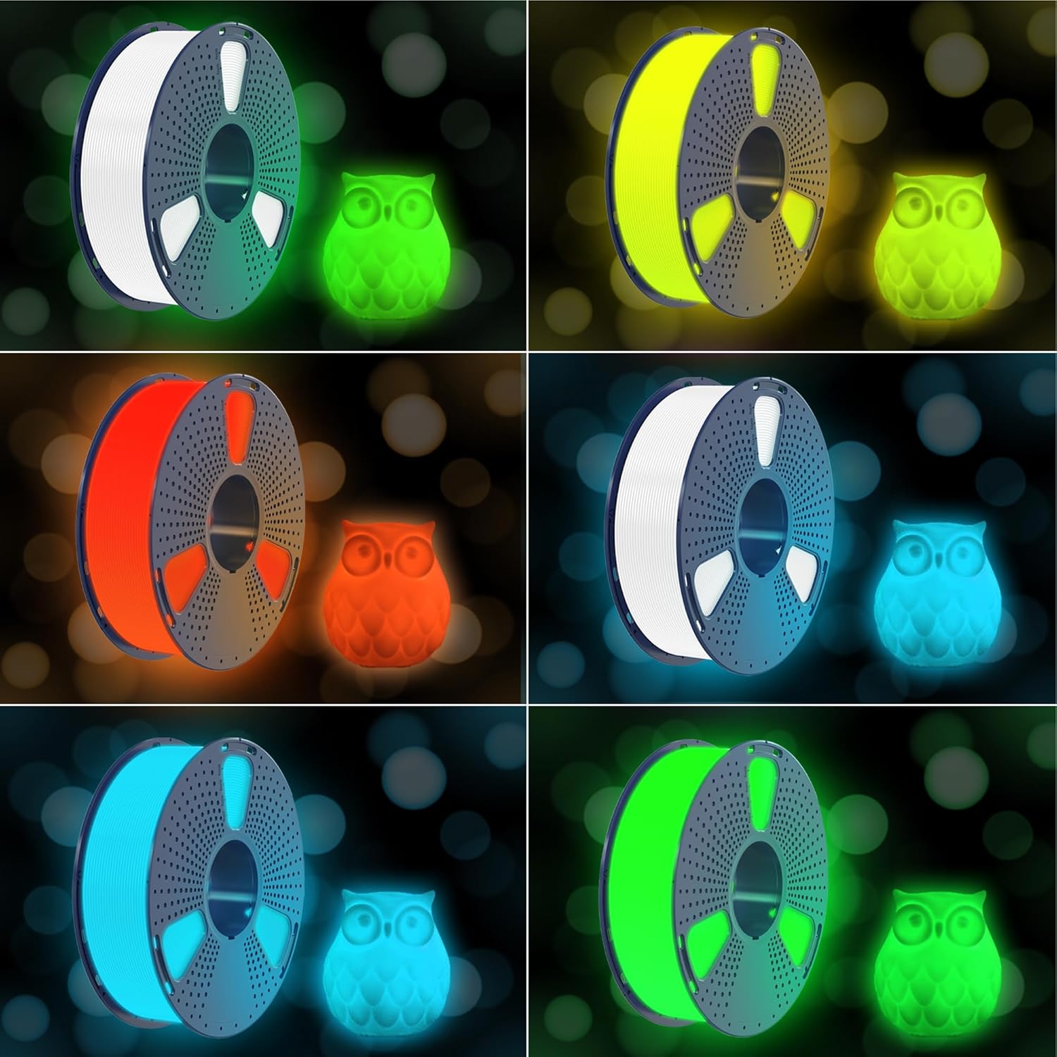 SUNLU 1KG Glow in The Dark PET - Fdm Printer 评论和价格
