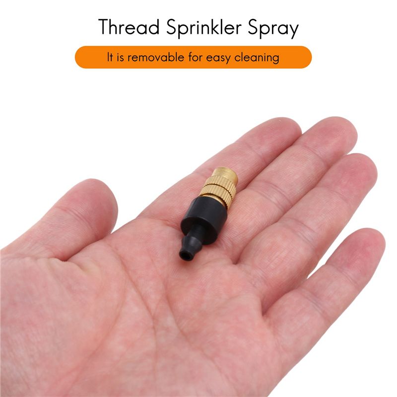 AS94-100 Pcs Adjustable Mistin - Nozzle Brass 评论和价格