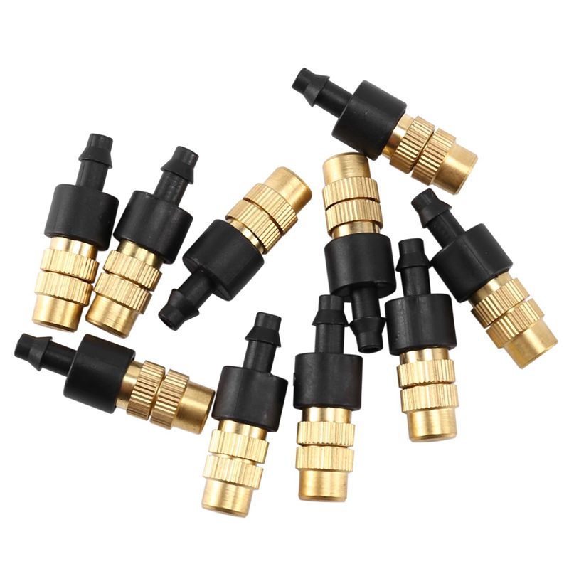 AS94-100 Pcs Adjustable Mistin - Nozzle Brass 评论和价格