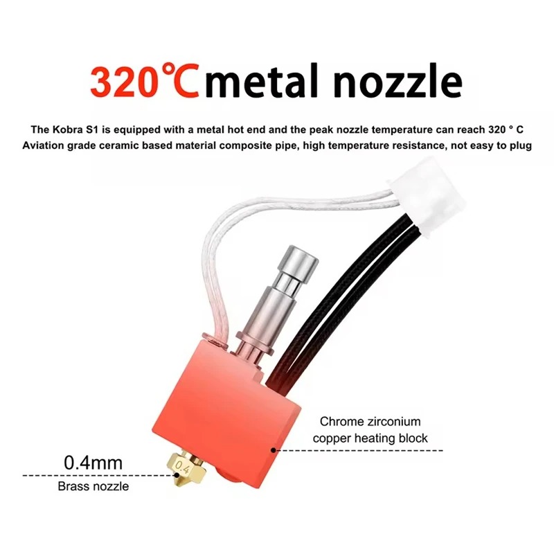 3D Printer Parts for Anycubic  - Hotend Assembly 评论和价格