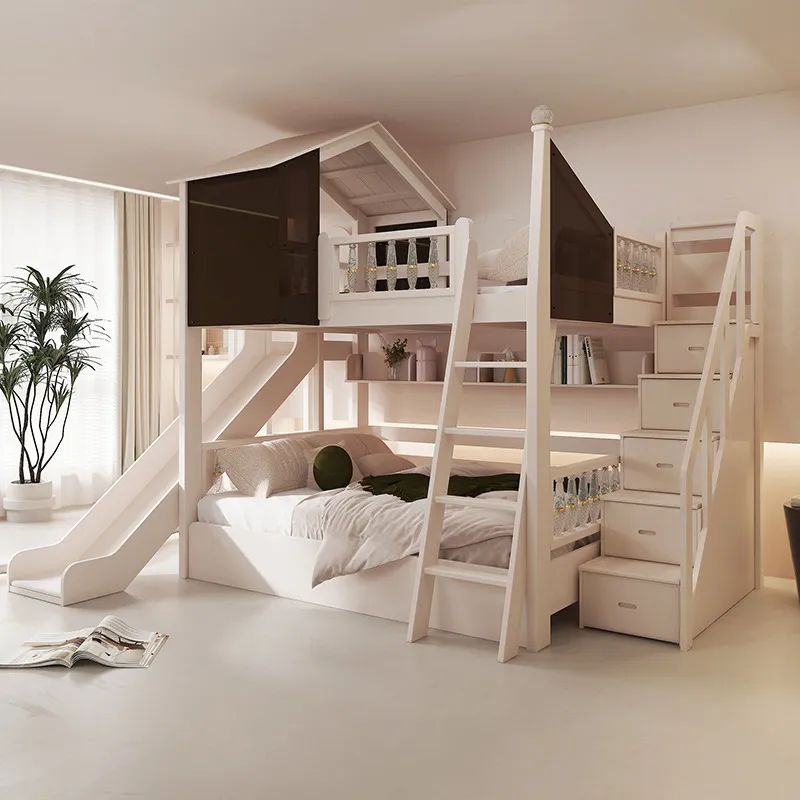 Solid Wood Tree House Bunk Bed - Carriage Bed 评论和价格