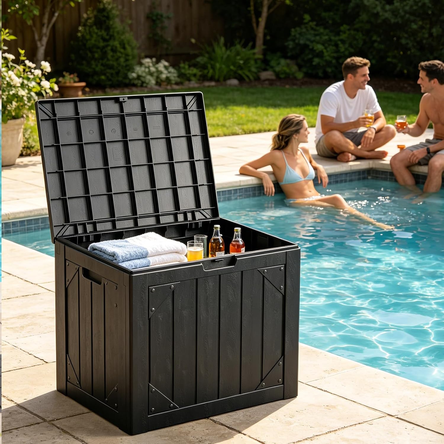 30 Gallon Outdoor Storage Box  - Uv Resin 评论和价格