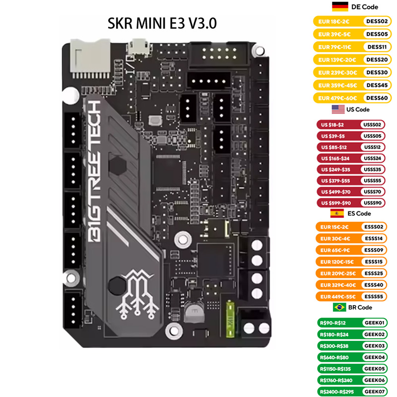 BIGTREETECH SKR MINI E3 V3.0 3 - Btt Skr Mini 评论和价格